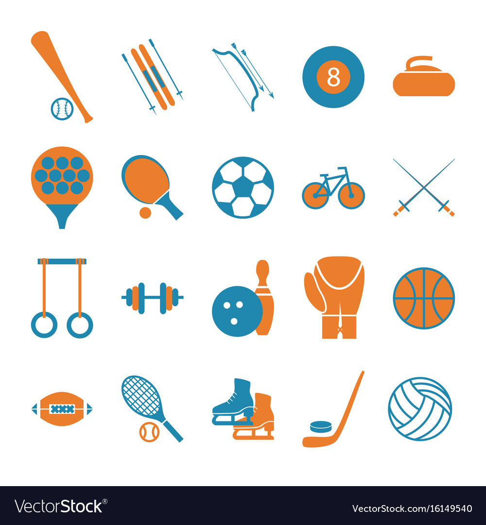 Sport Icon Set - Diverse Activities