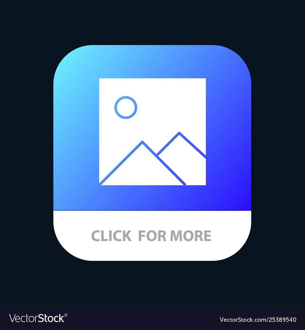 Twitter image picture mobile app button android Vector Image Twitter image picture mobile app button android