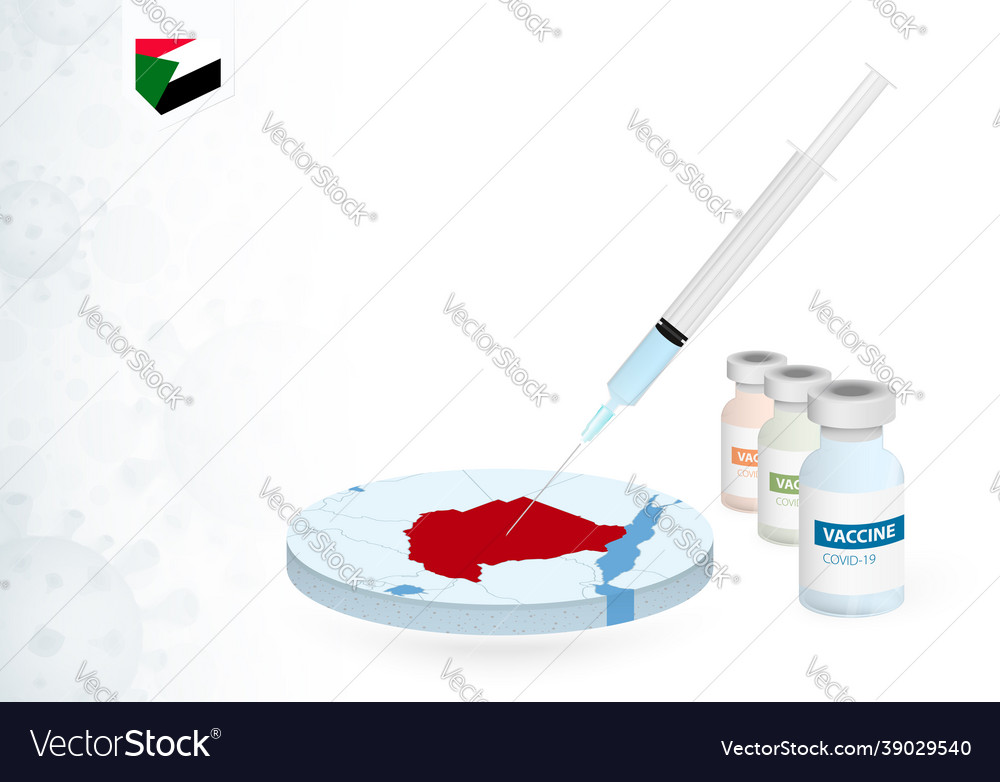 Vaccination in sudan with different type Vector Image Vaccination in sudan with different type
