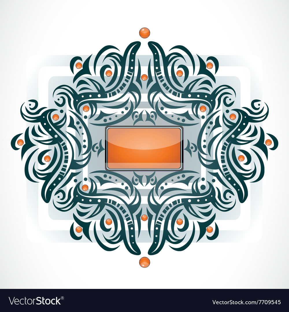 Abstract shape with frame
