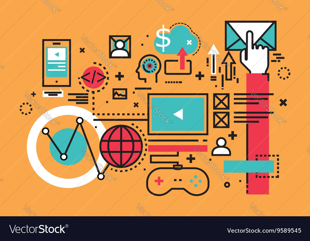 Cloud Computing Data Icons