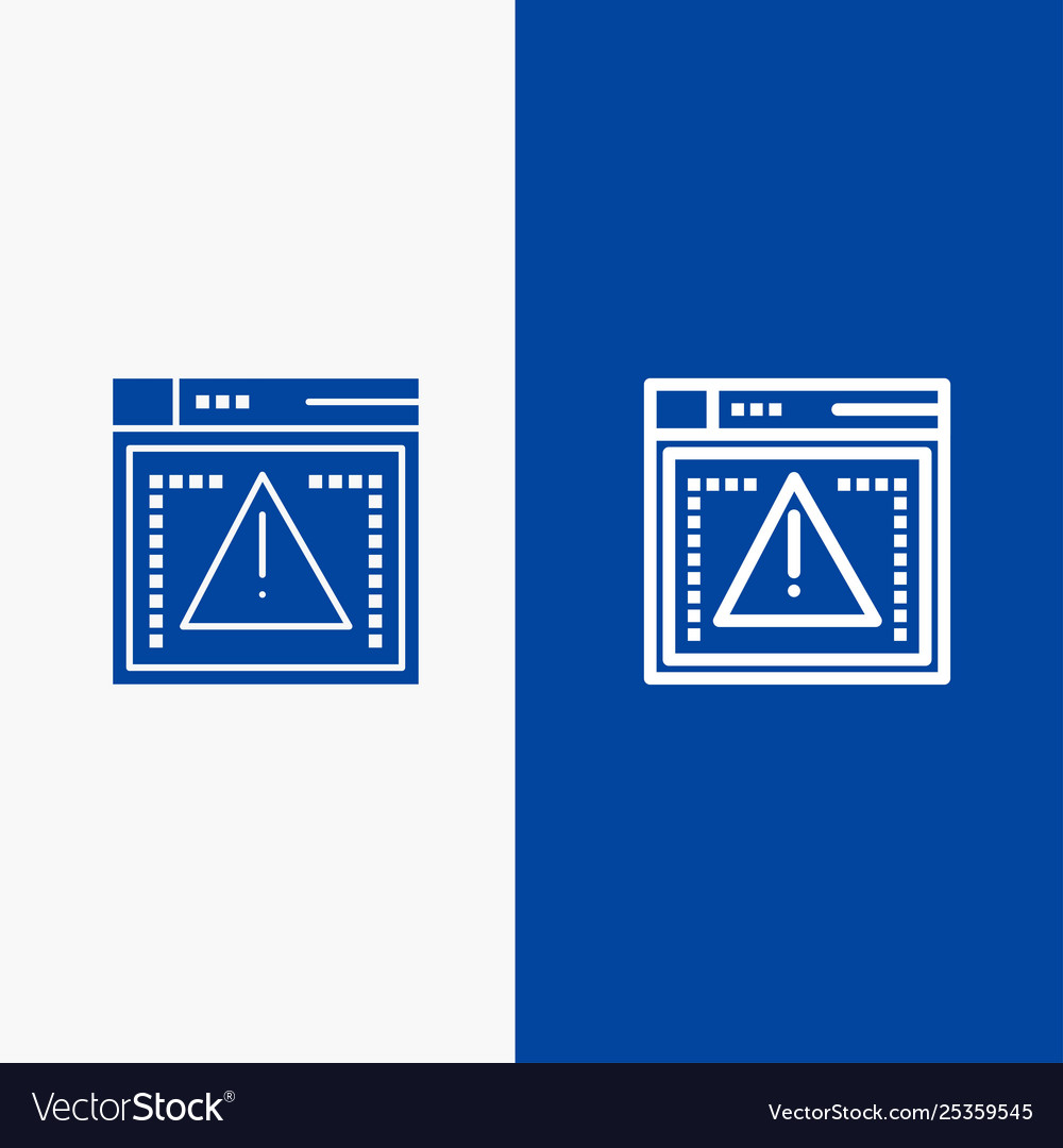 Computing Codierung Fehlerzeile und Glyph solide Symbol vector image Computing Codierung Fehlerzeile und Glyph solide Symbol