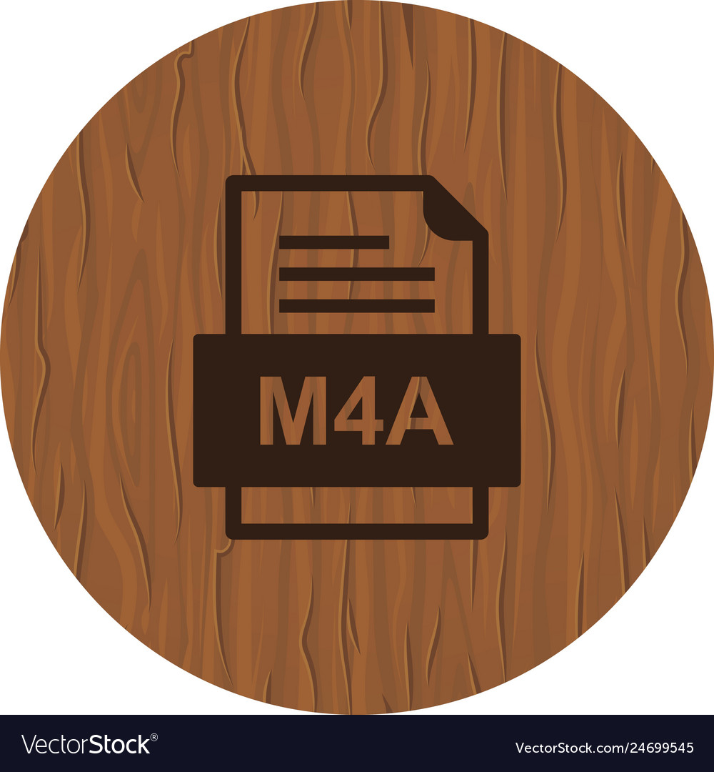 M4a file document icon