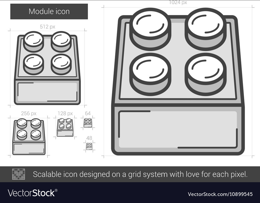Module line icon
