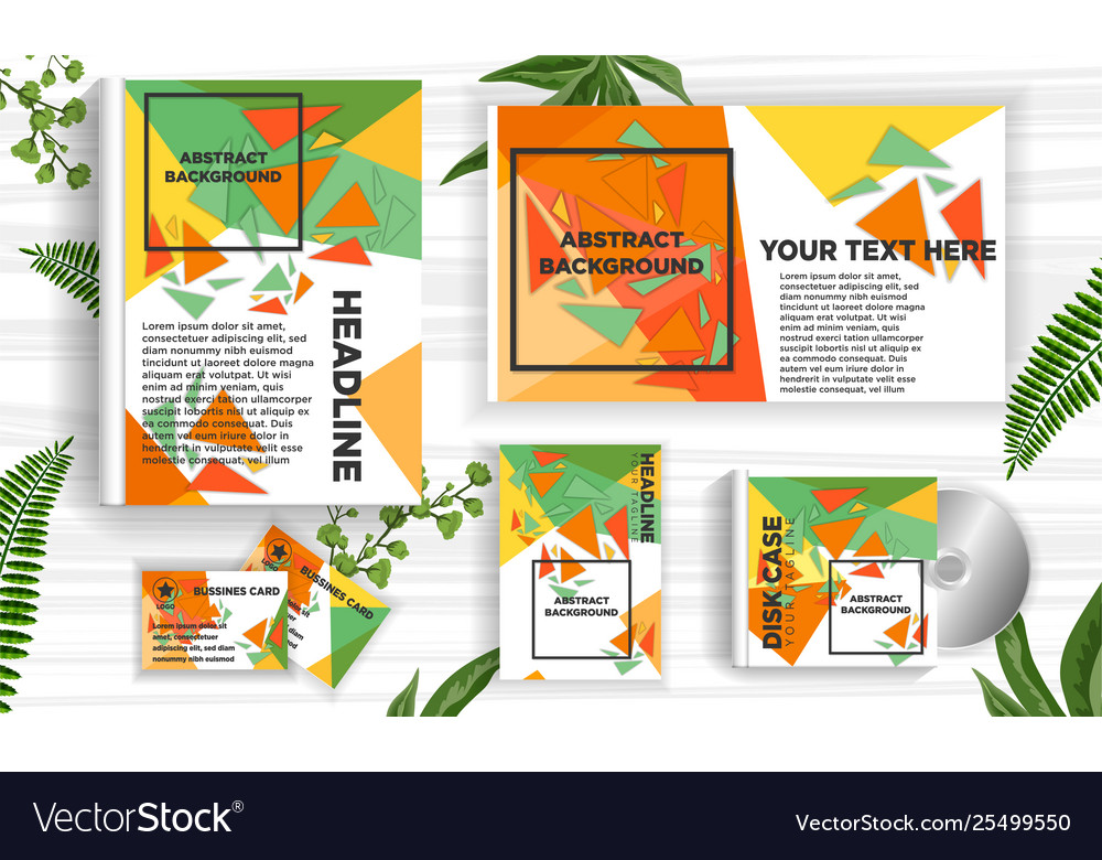 Abstract design banner web template