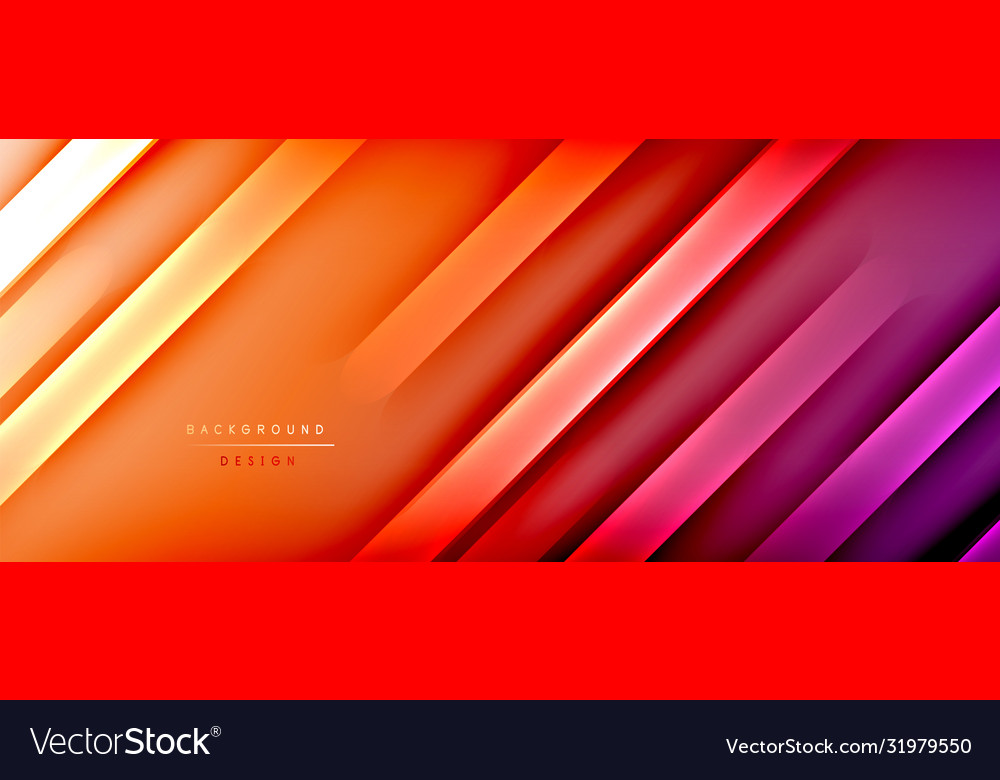 Bright gradient neon lines abstract background