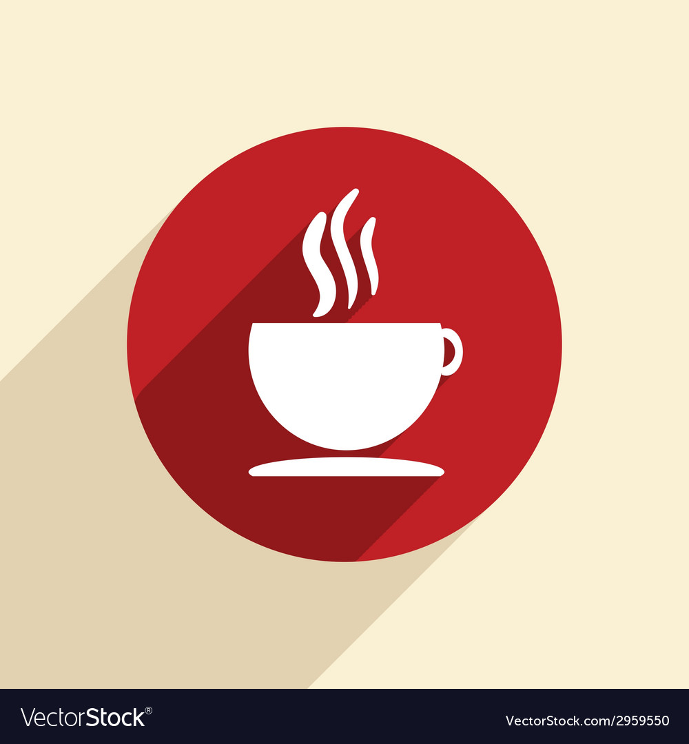 Cup of hot drink Royalty Free Vector Image - VectorStock