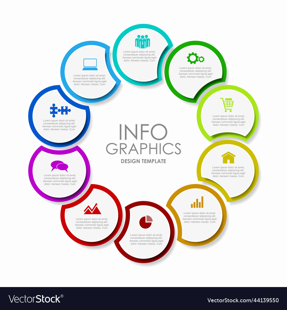 Infographic design template with place for your Vector Image