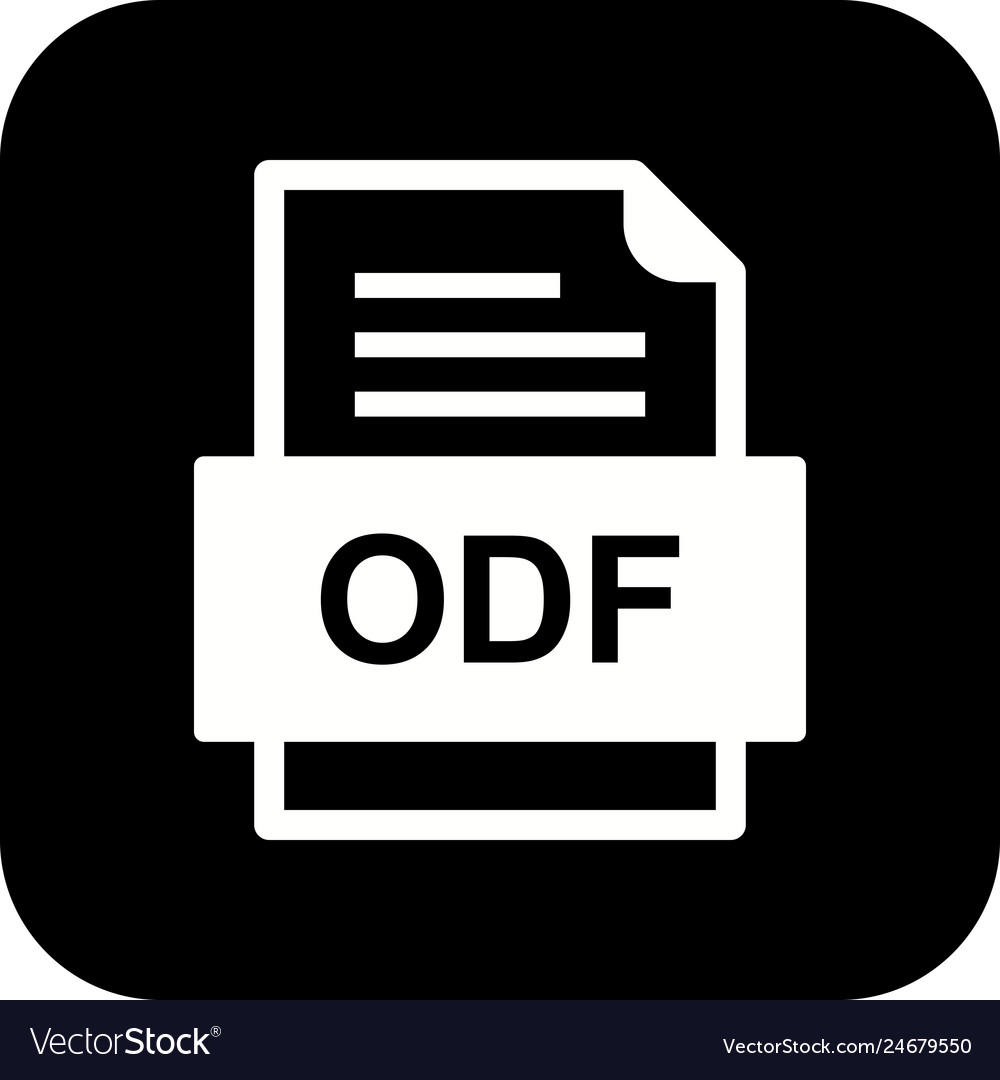 Odf file document icon