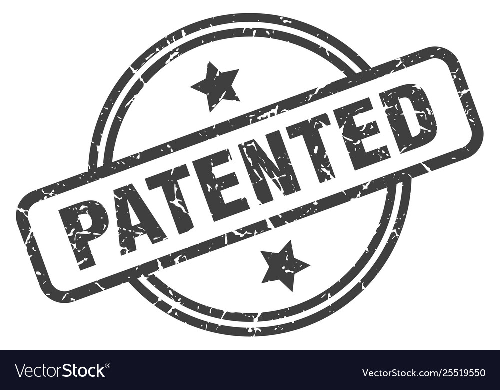 Patented stamp Royalty Free Vector Image - VectorStock