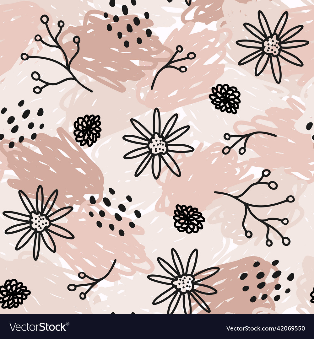 Seamless pattern background line art Vector Image Seamless pattern background line art