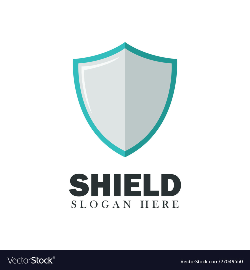 Shield security design element emblem concept