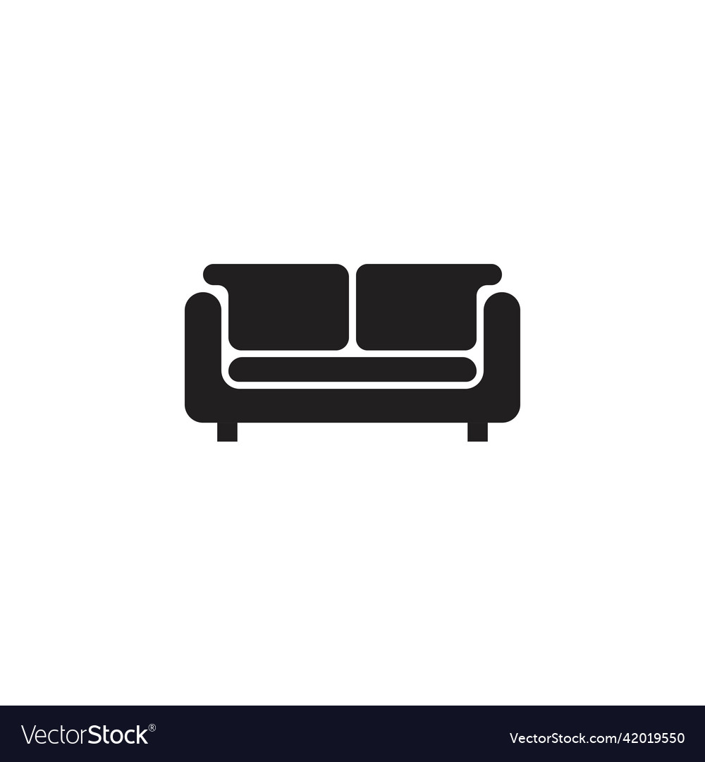 Sofa icon Royalty Free Vector Image - VectorStock