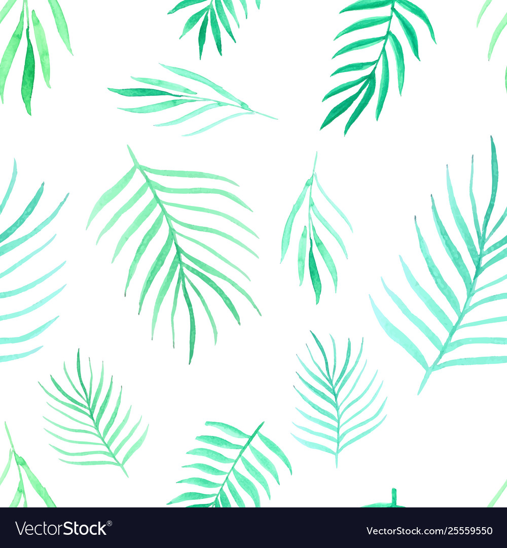 Watercolor Leaf Pattern