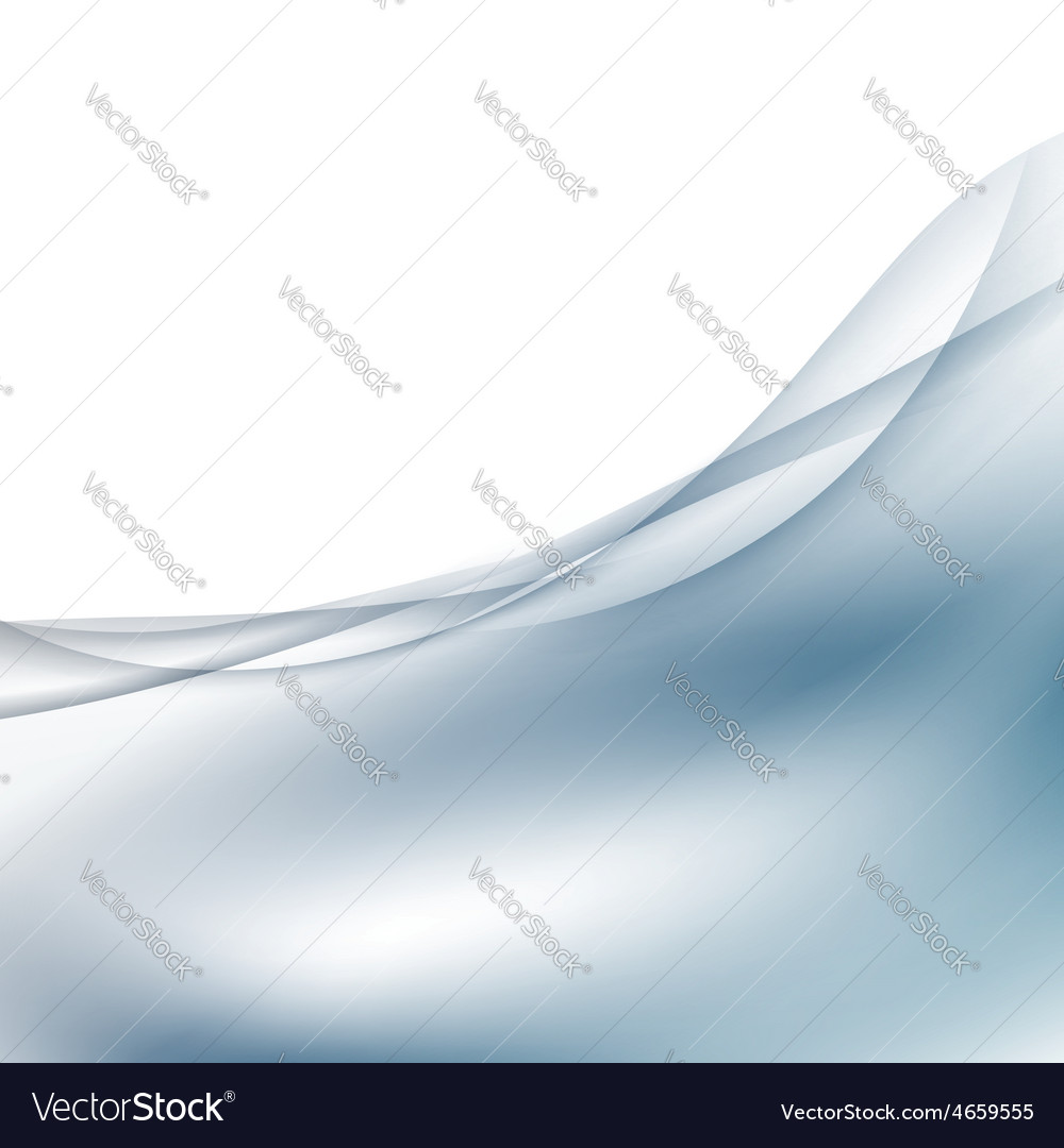 abstract satin swoosh wave border card template vector image