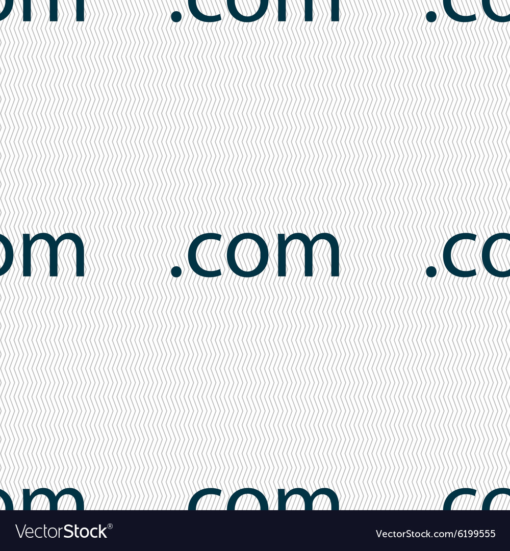 Domain com sign icon top-level internet