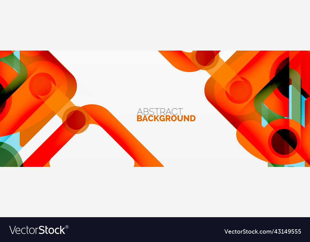 Geometric primitives lines circles abstract
