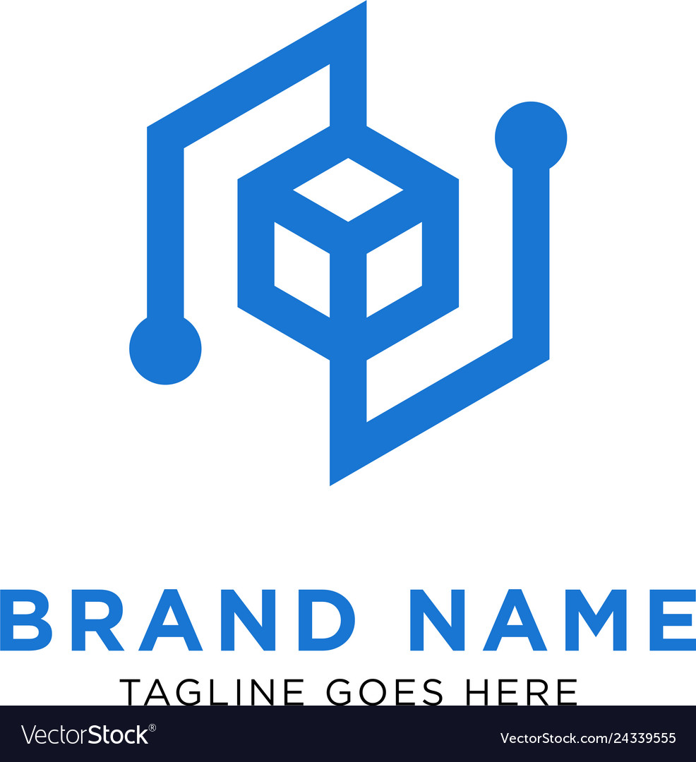 Hexagon logo design inspiration Royalty Free Vector Image Hexagon logo design inspiration vector image on VectorStock