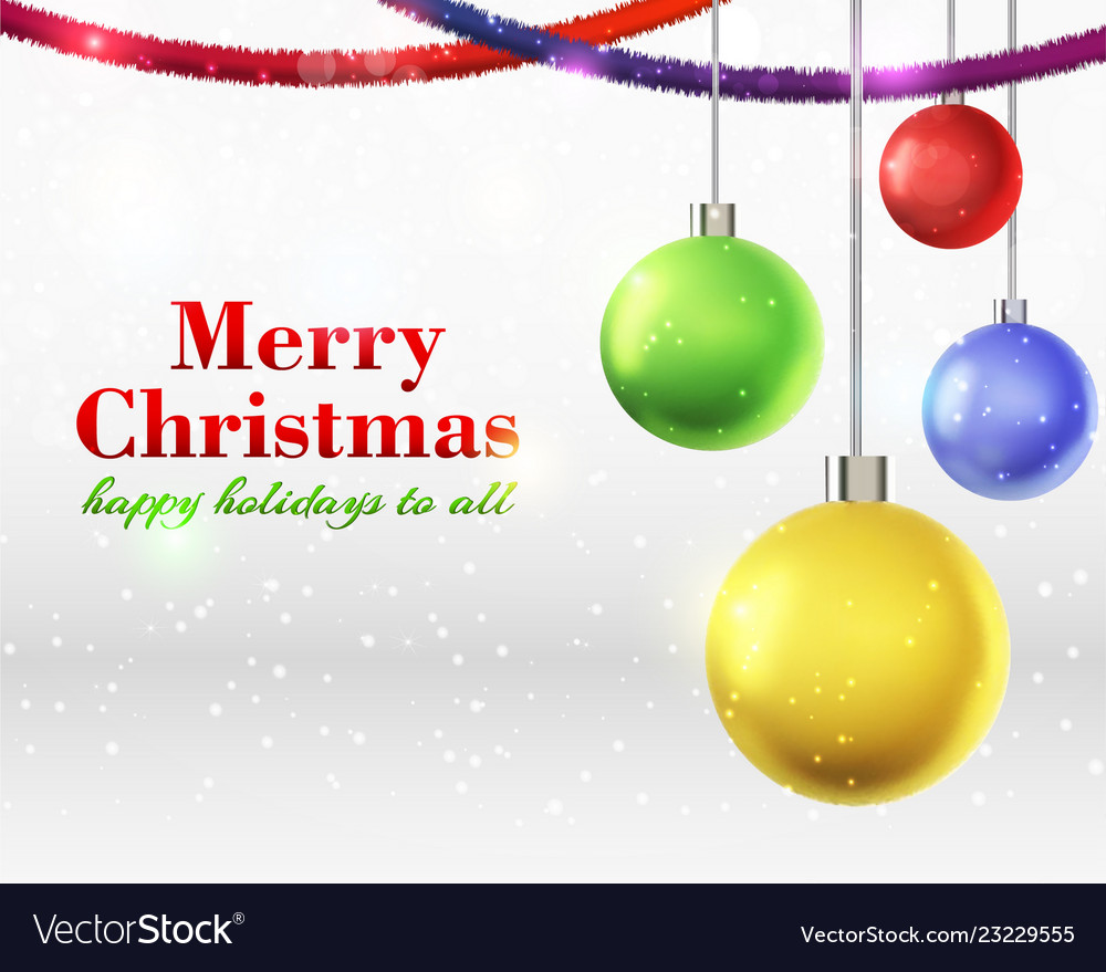 Merry christmas background Royalty Free Vector Image