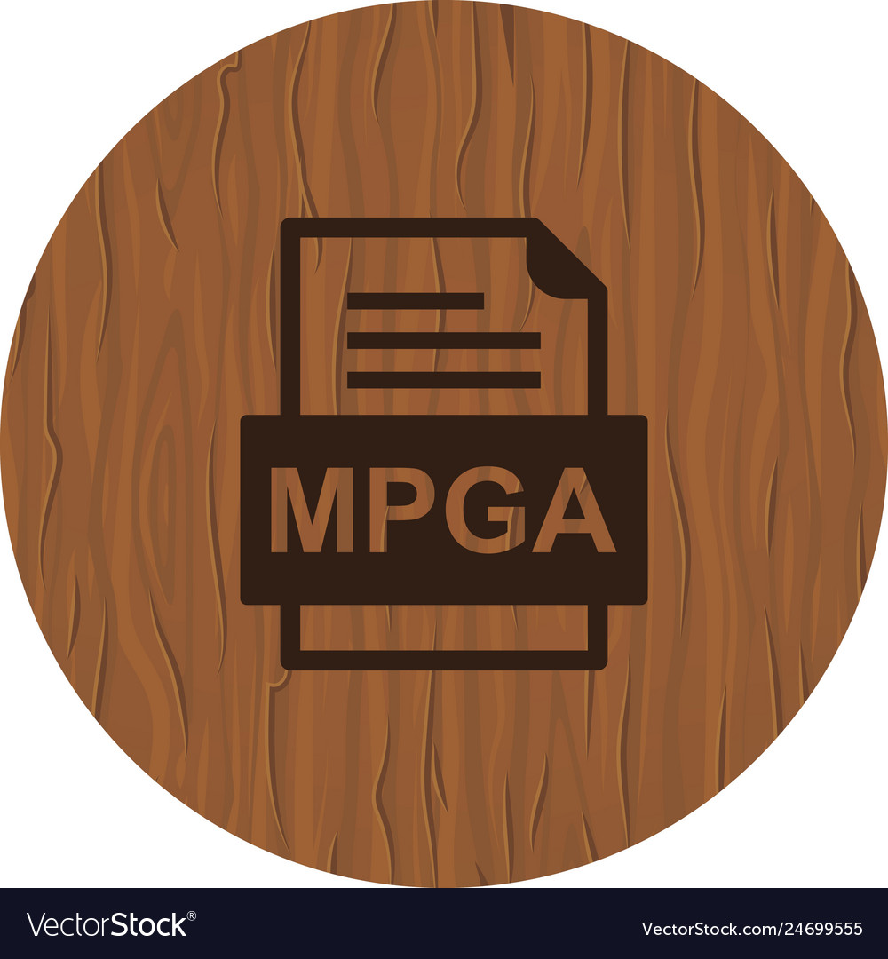 Mpga file document icon