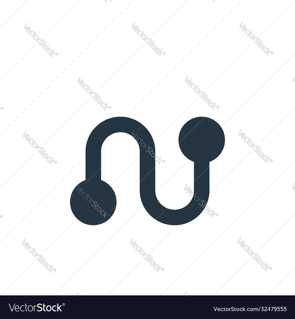 Nodes icon editable stroke linear vector image Nodes icon editable stroke linear
