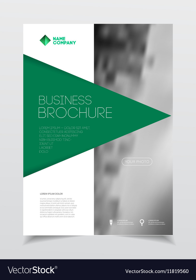 Annual report brochure with text a4 size c