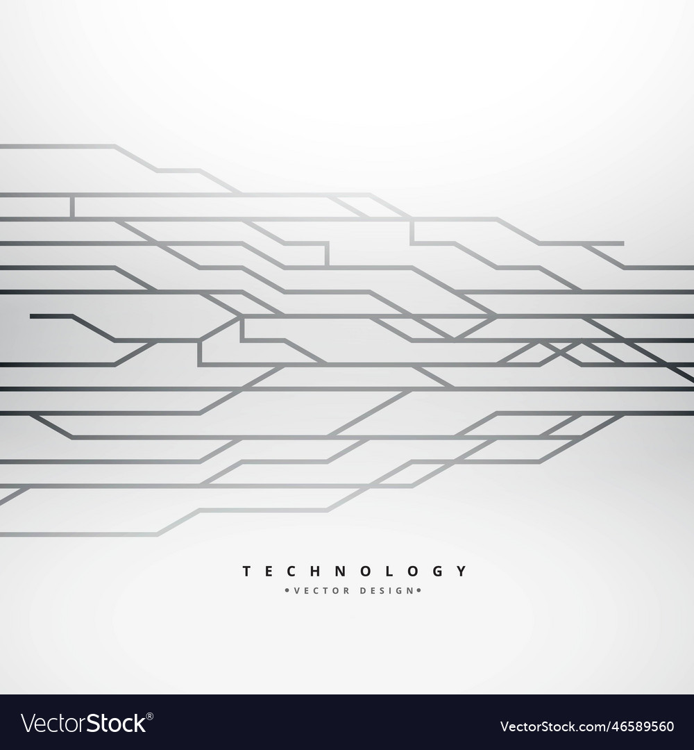 Background with technology lines Vector Image Background with technology lines