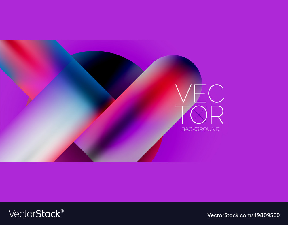 Geometric shapes fluid gradient abstract minimal vector image Geometric shapes fluid gradient abstract minimal