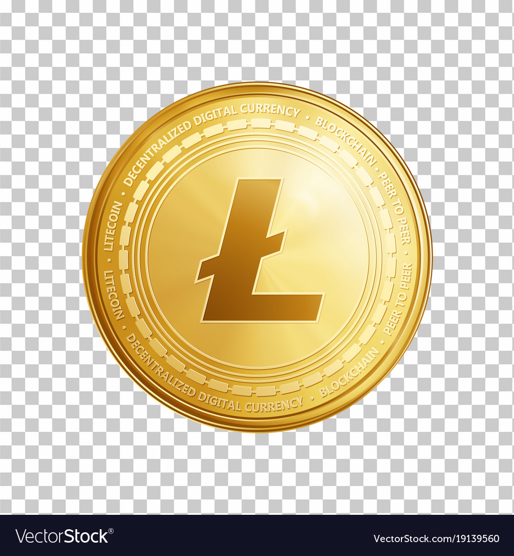 Golden ethereum blockchain coin symbol