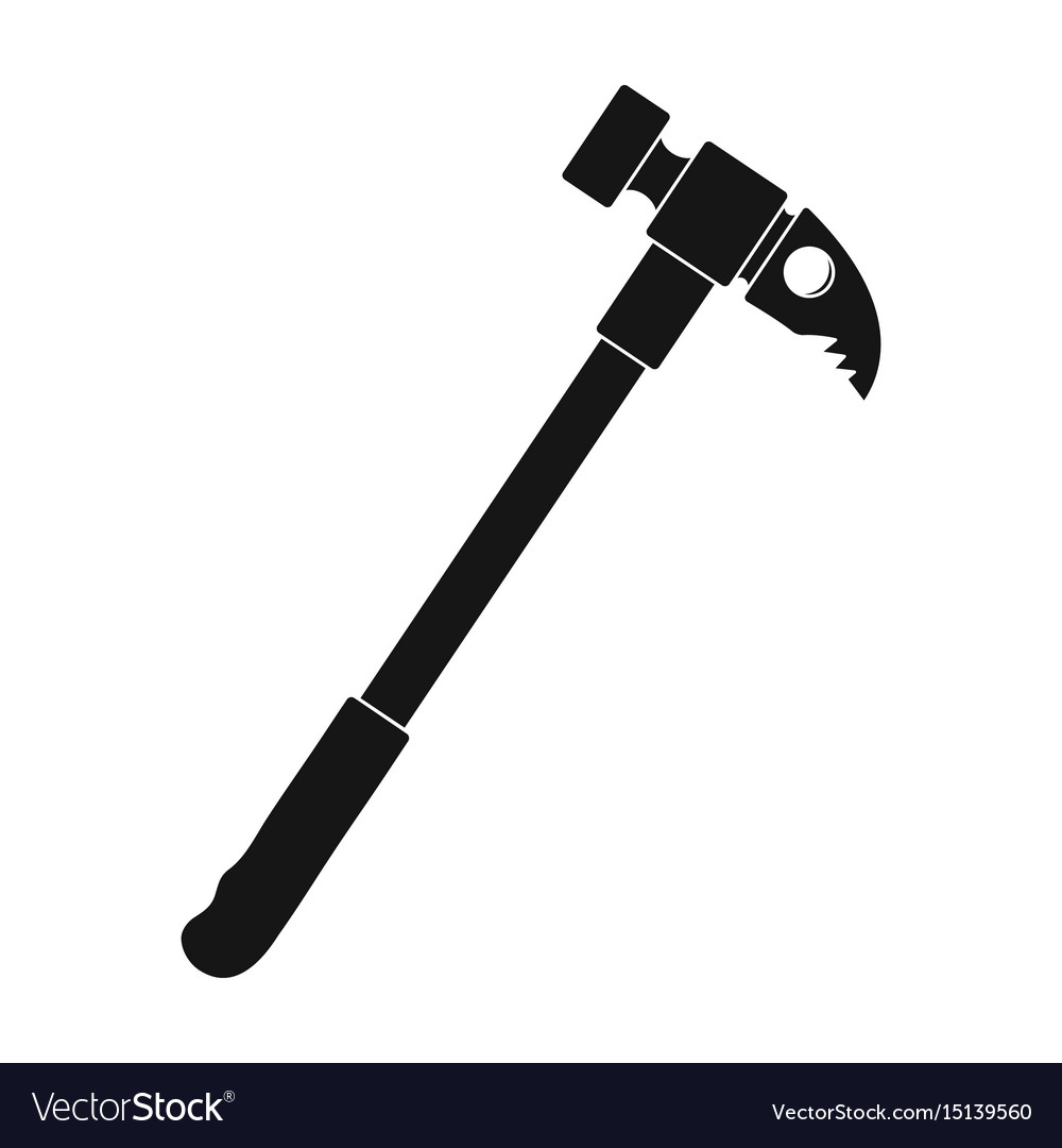 Hammer of climbermountaineering single icon