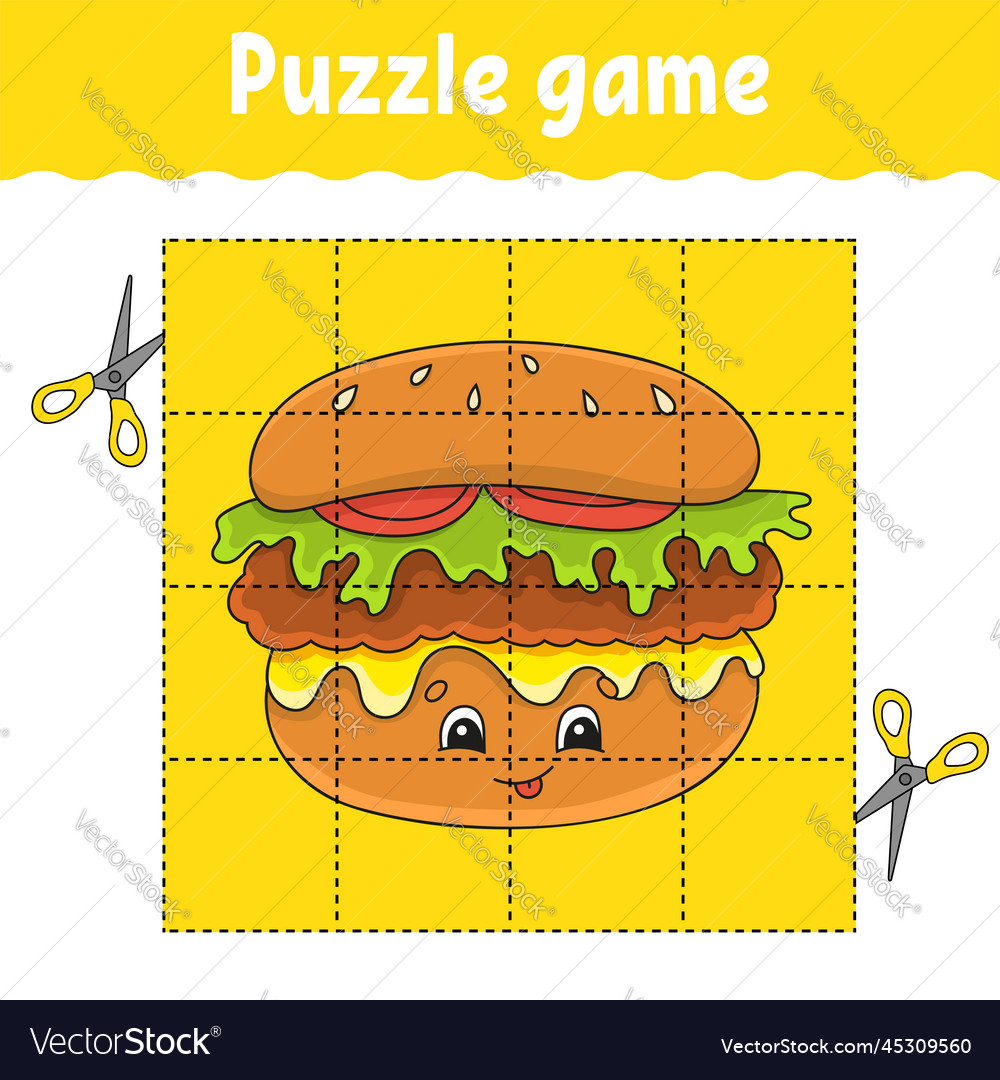 Puzzle game for kids education developing