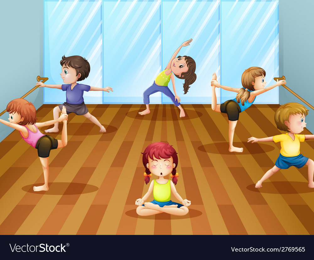 Ballet class Royalty Free Vector Image - VectorStock