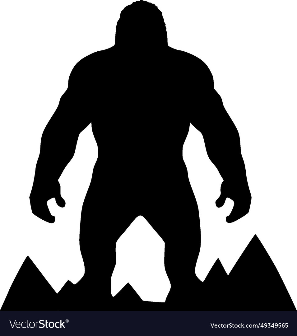 Bigfoot - minimalist and simple silhouette