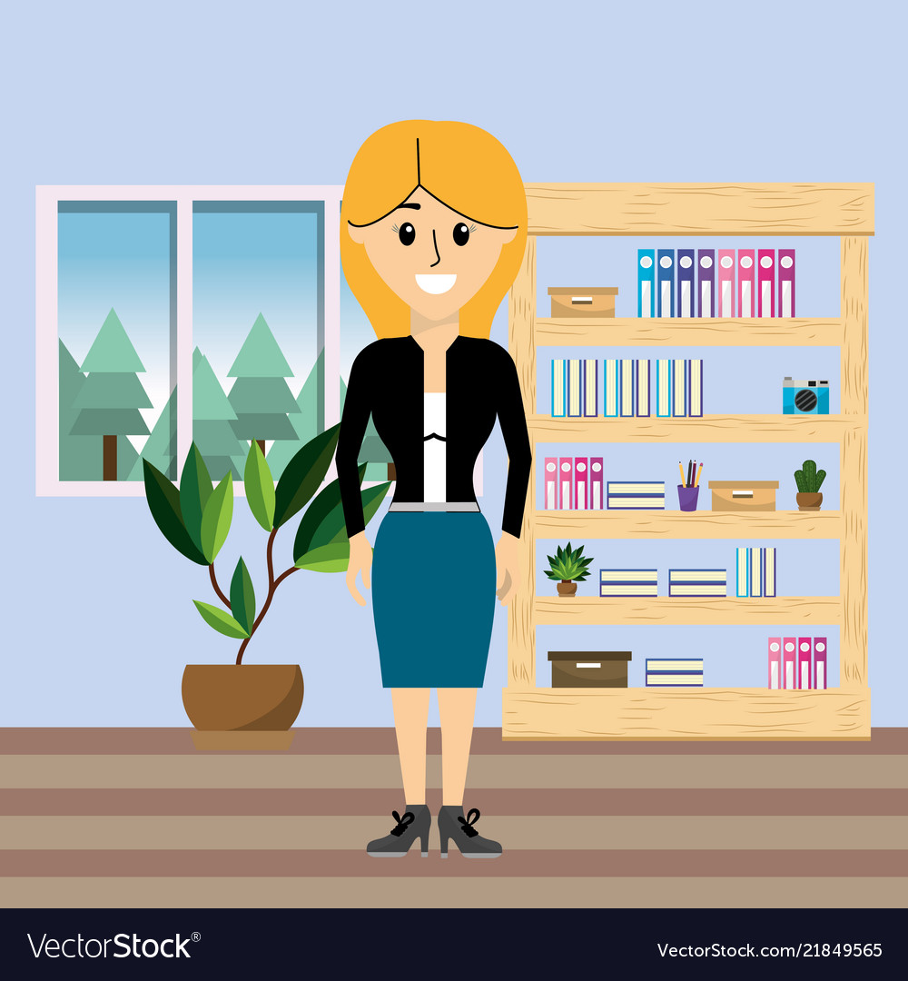 Business woman worker at office