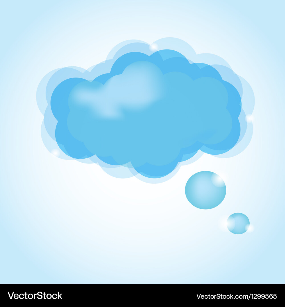 Cloud glossy icon Royalty Free Vector Image - VectorStock