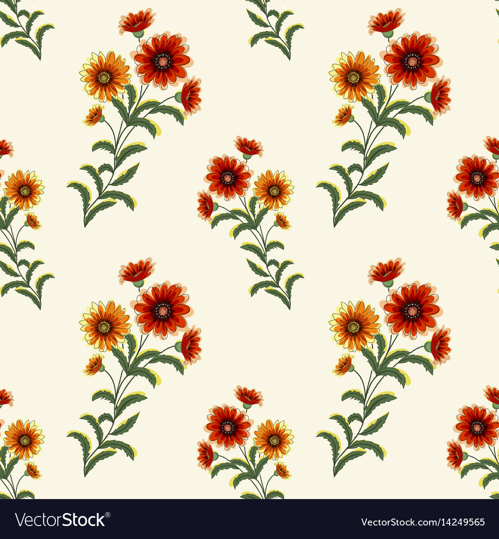 Flower seamless pattern background