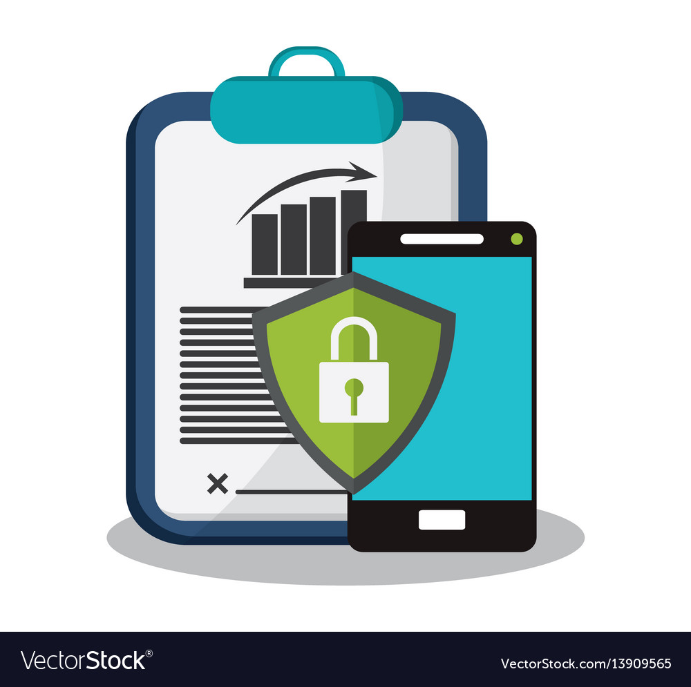 Internet security related icons image Vector Image Internet security related icons image