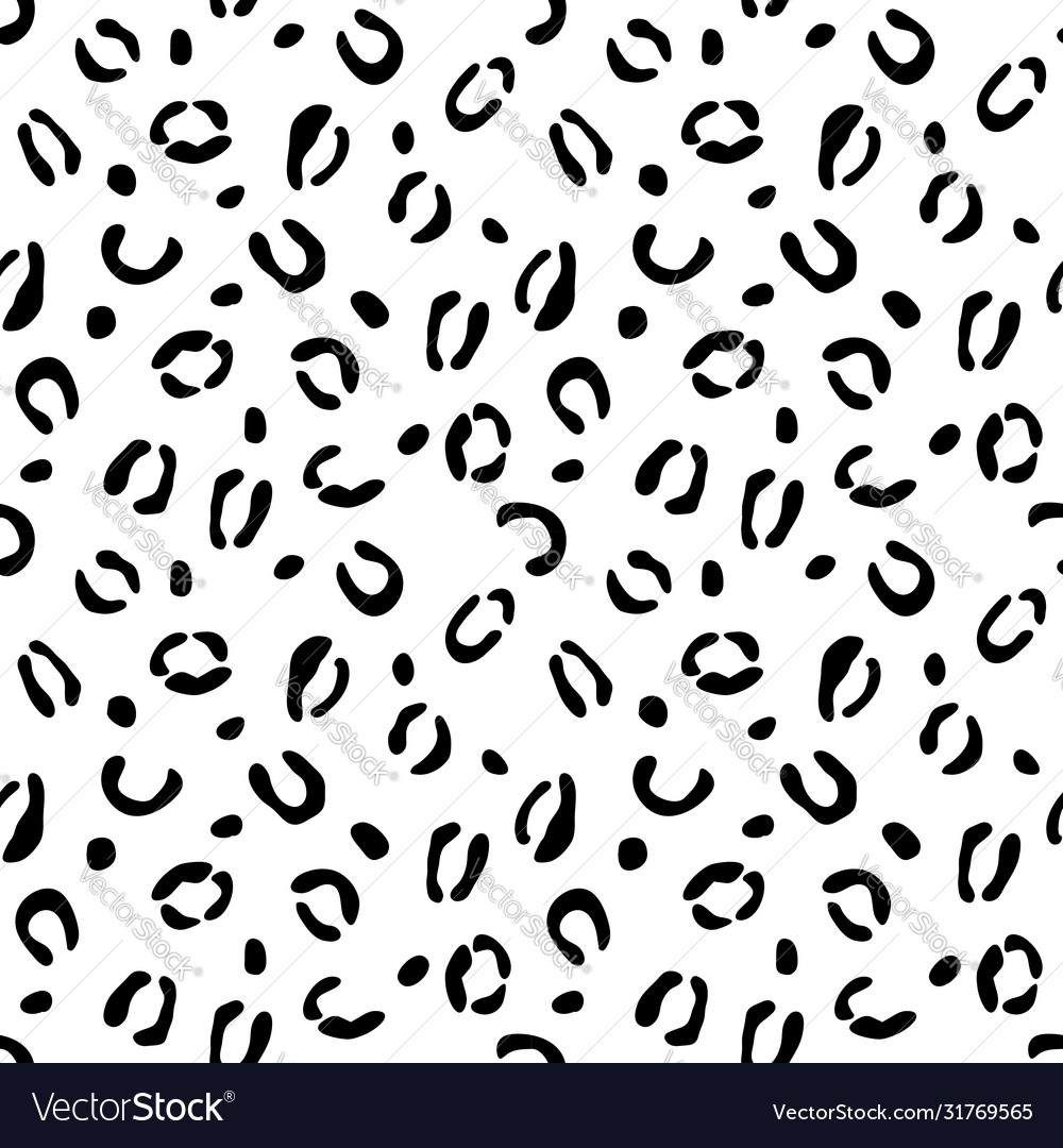 Leopard seamless pattern background Vector Image Leopard seamless pattern background