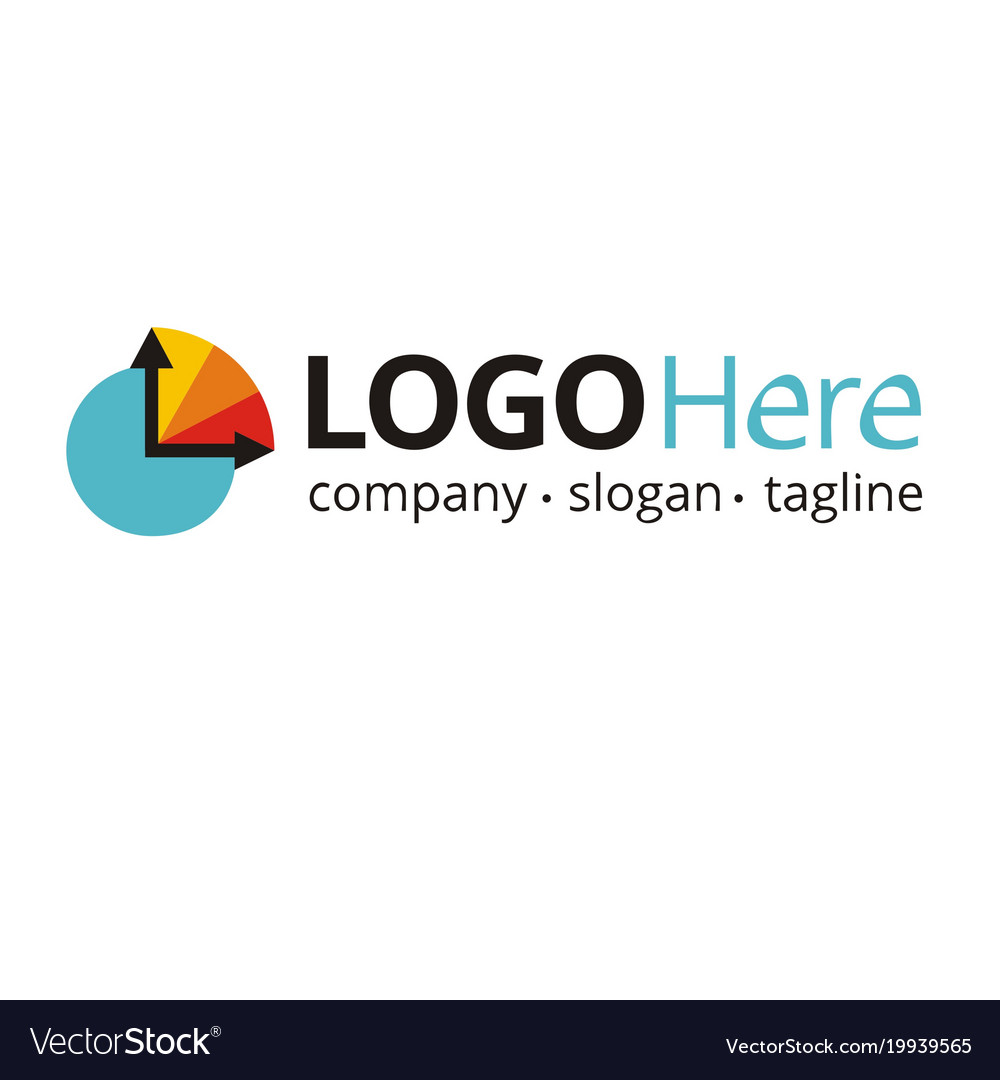 Logo with an image of the clock and time on them