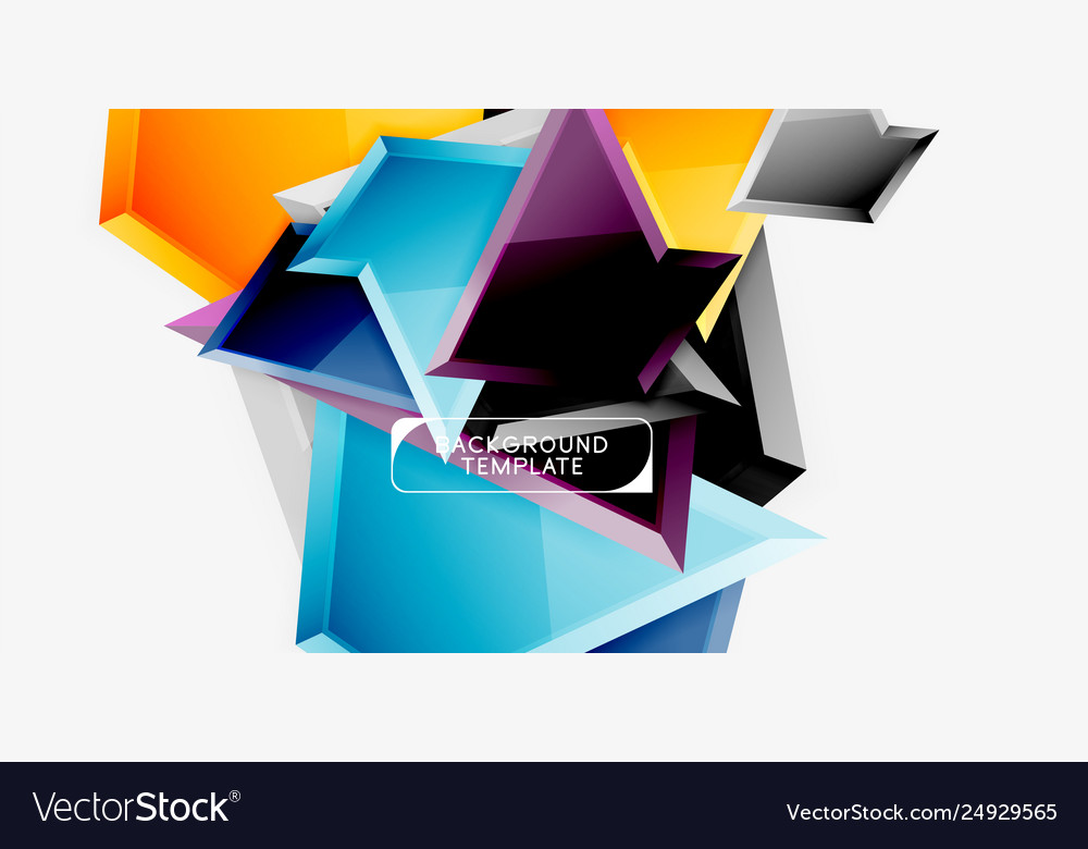 Minimal geometrical triangles with 3d effect