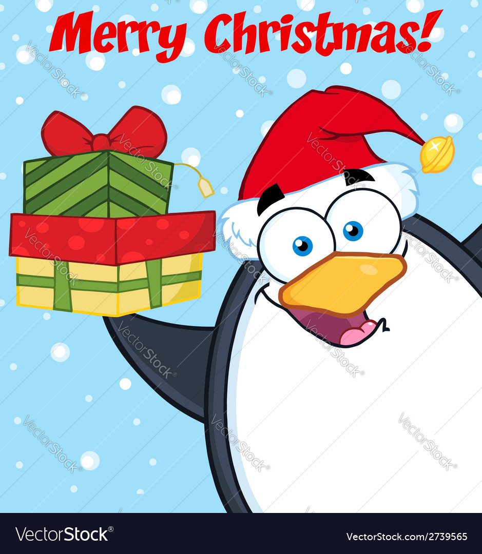 Penguin cartoon Royalty Free Vector Image - VectorStock