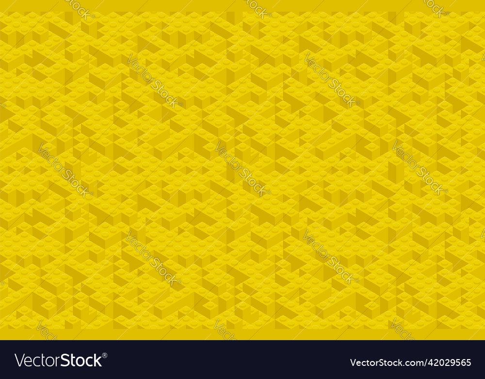 Plastic constructor game seamless pattern toy