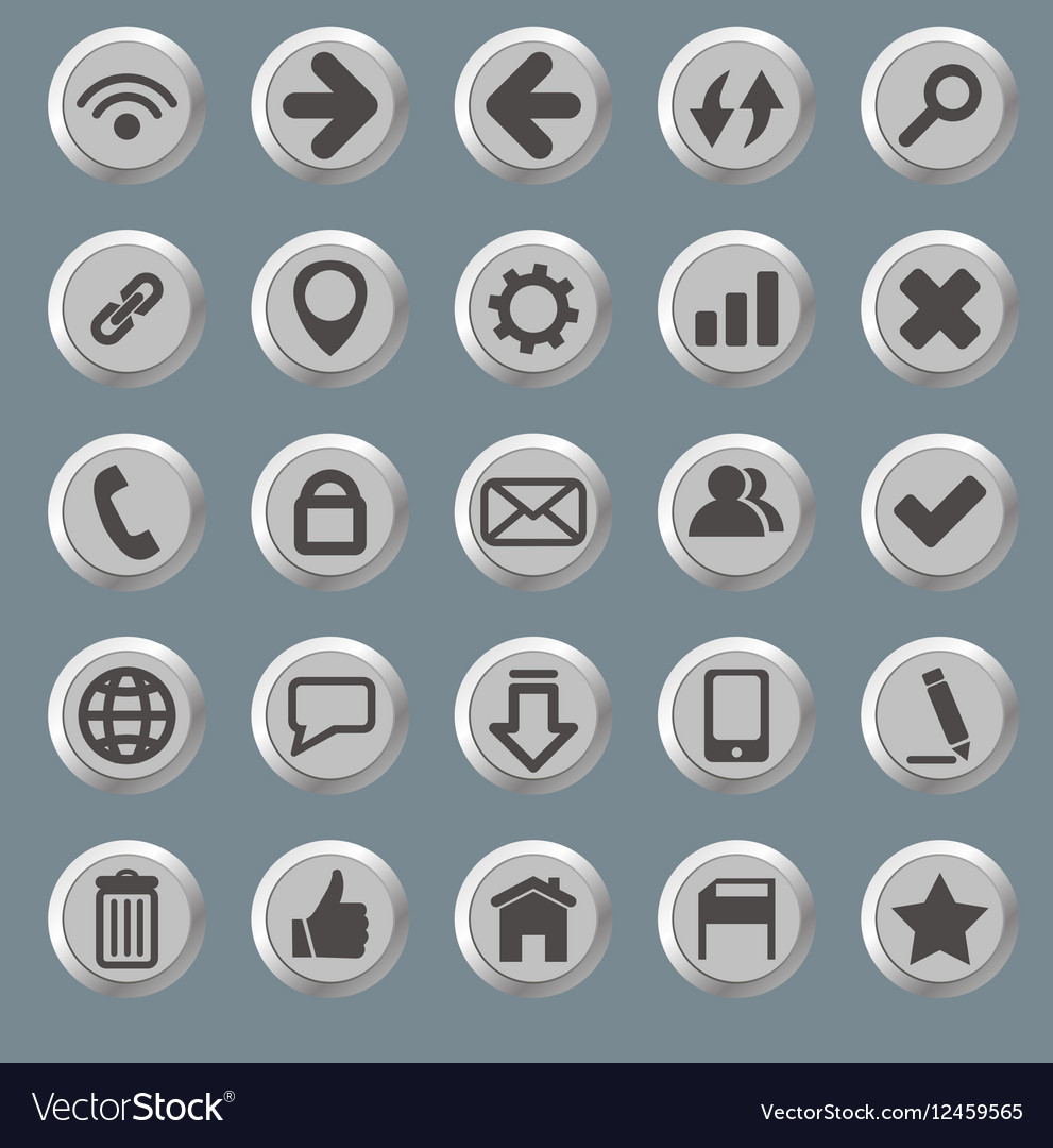 Set of the web icons