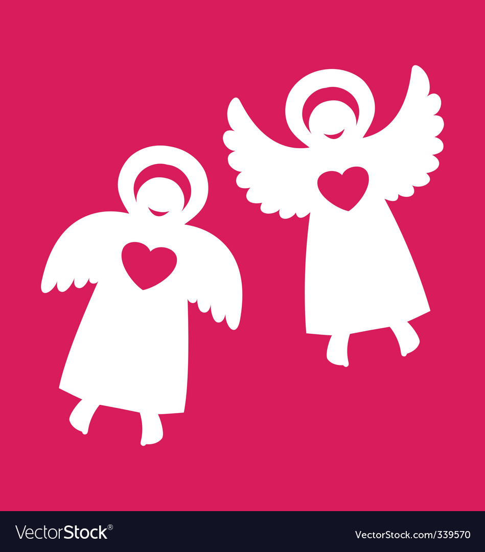 Angels Royalty Free Vector Image Vectorstock