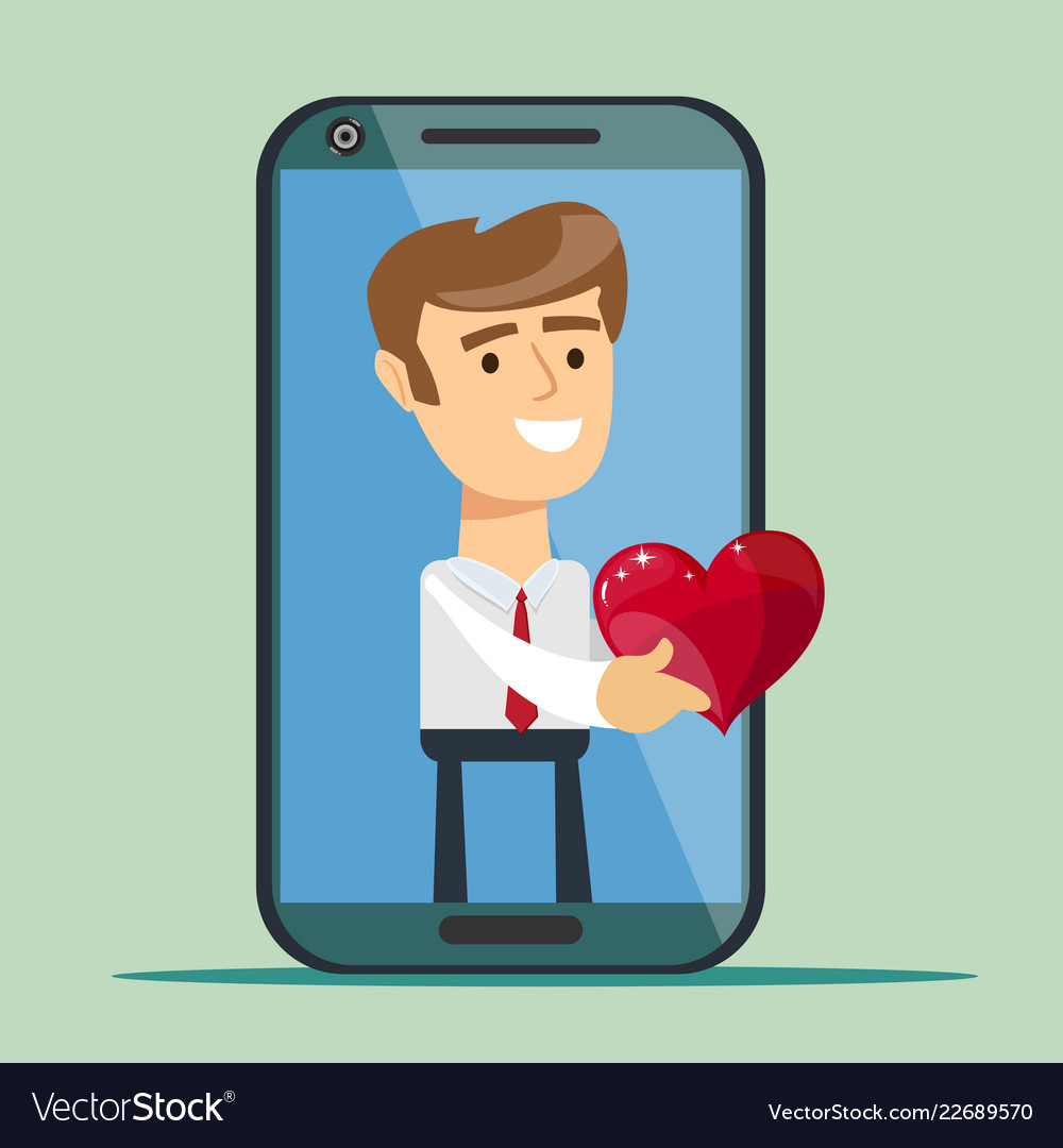Businessman Offering Heart Icon