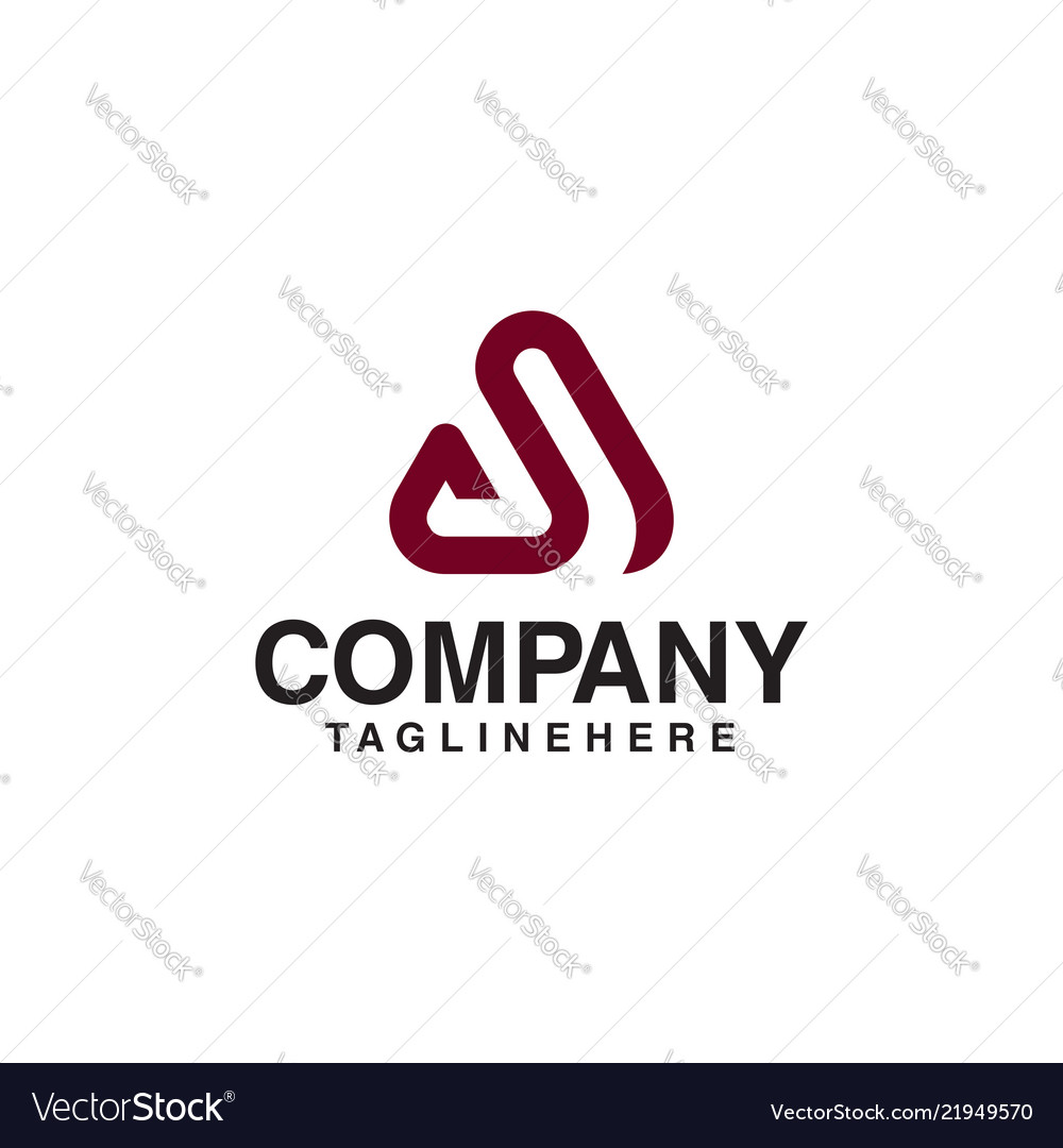 Elegant A Logo - Lines & Shapes