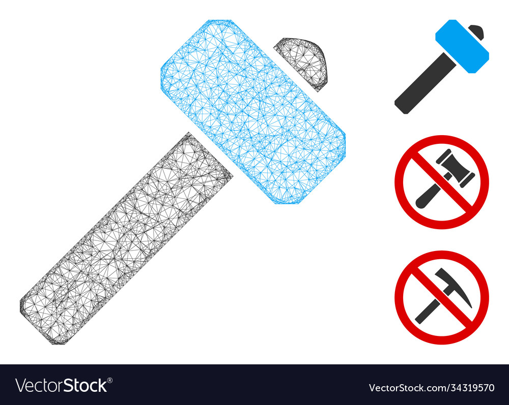 Hammer polygonal web mesh