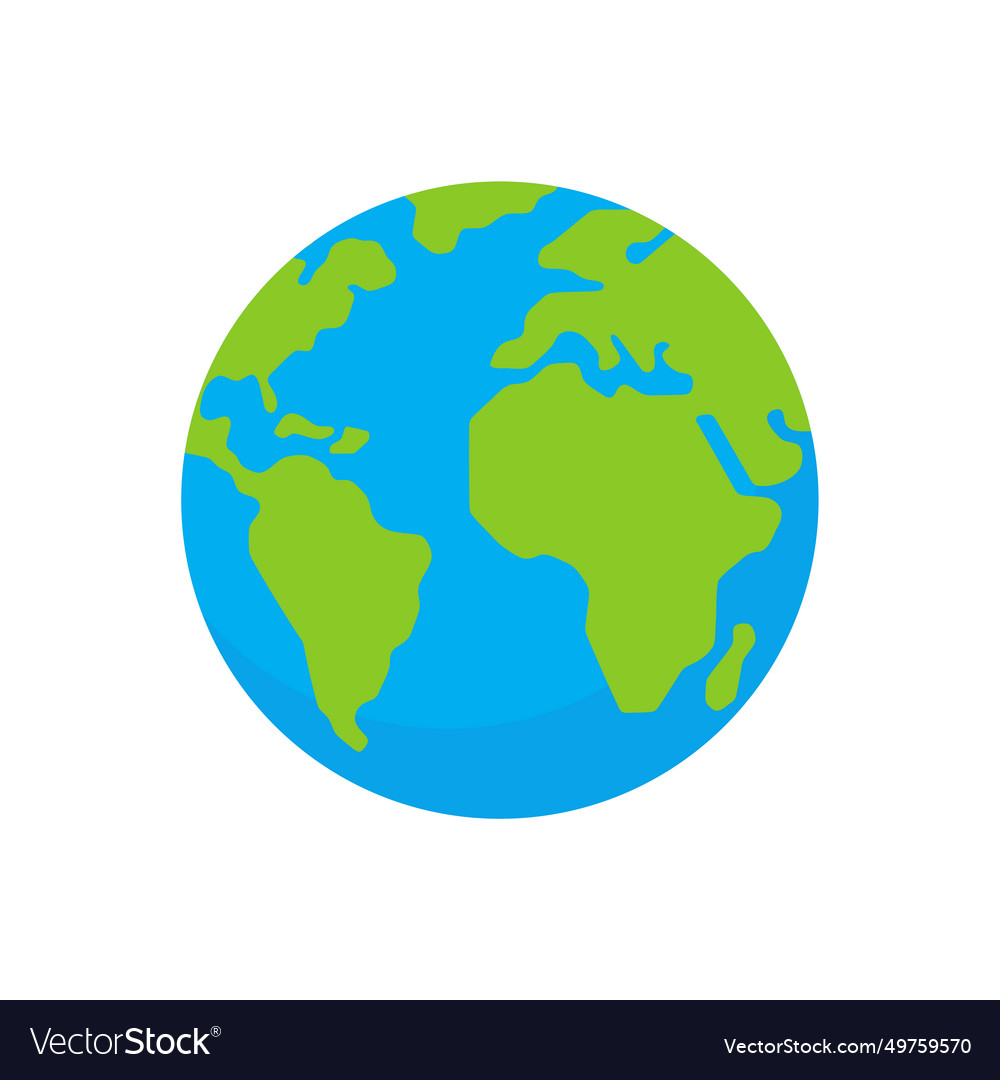 Hand holding a water drop globe campaign idea to Vector Image