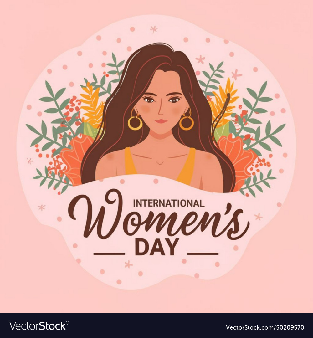 Happy international womens day of women Royalty Free Vector