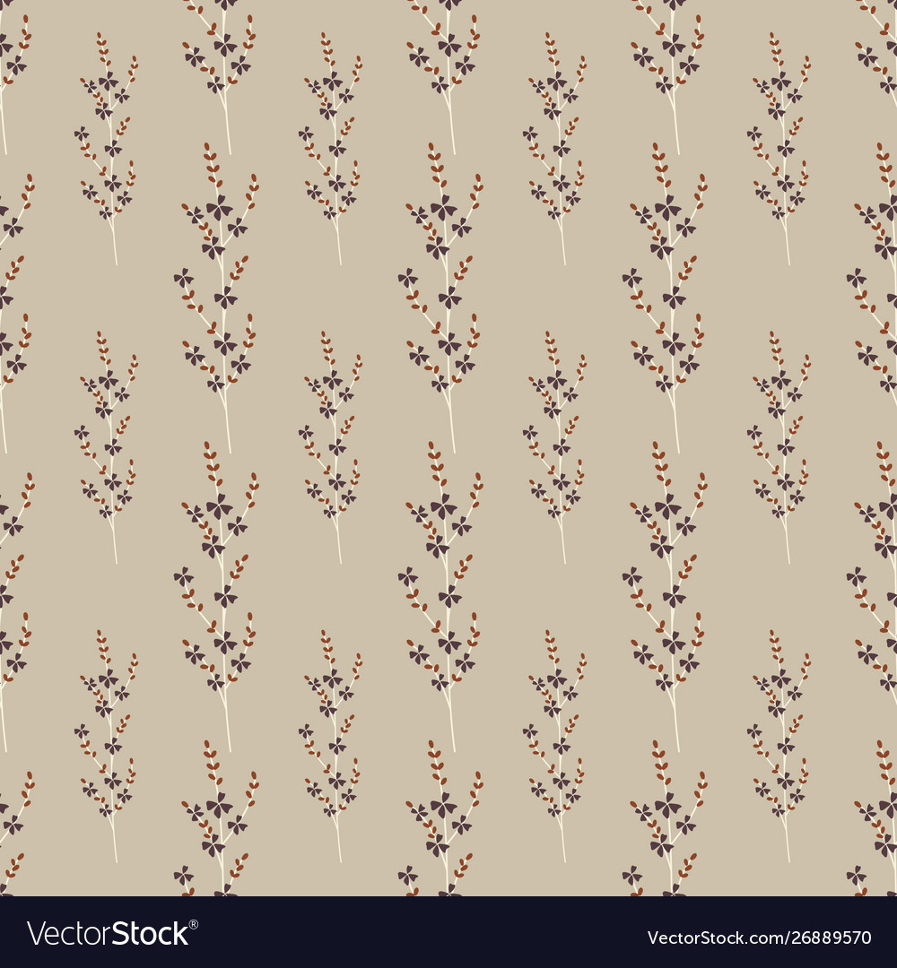 Repeat seamless pattern with small flowers